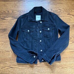 Abercrombie Black Denim Jacket